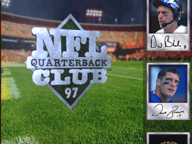 NFL Quarterback Club 97 back cover for Playstation